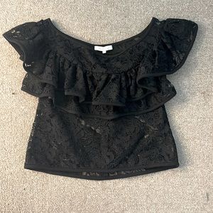 Black Off the Shoulder Alexis Top